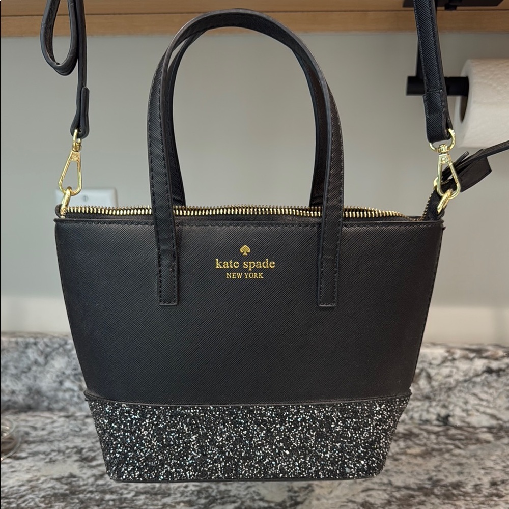 Kate Spade Black and Glitter Women's Purse